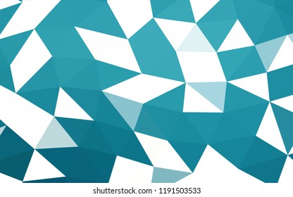 Dark BLUE vector polygonal polygonal. Colorful illustration in abstract style with gradient. A new texture for your design.