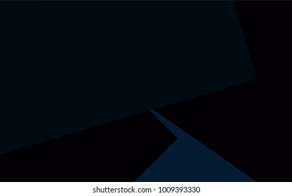 Dark BLUE vector polygonal illustration consisting of rectangles. Rectangular design for your business. Creative geometric background in origami style with gradient.