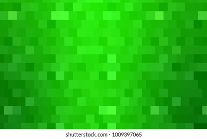 Dark BLUE vector polygonal illustration, which consist of rectangles. Rectangular pattern for your business design. Geometric background in Origami style with gradient. 