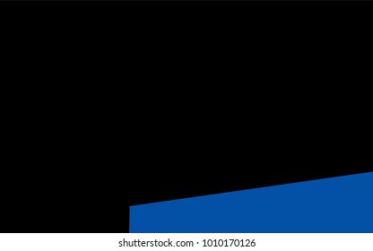 Dark BLUE vector polygonal illustration, which consist of rectangles. Rectangular pattern for your business design. Geometric background in Origami style with gradient. 