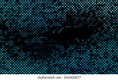 Dark BLUE vector polygonal illustration, which consist of rectangles. Rectangular pattern for your business design. Geometric background in Origami style with gradient. 