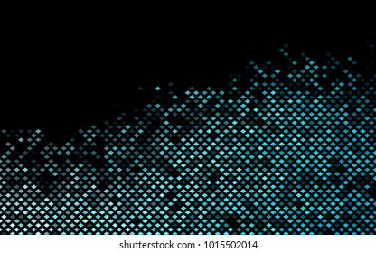 Dark BLUE vector polygonal illustration, which consist of rectangles. Rectangular pattern for your business design. Geometric background in Origami style with gradient. 