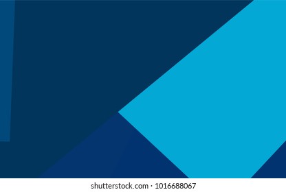 Dark BLUE vector polygonal illustration, which consist of rectangles. Rectangular pattern for your business design. Geometric background in Origami style with gradient. 