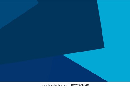 Dark BLUE vector polygonal illustration consisting of rectangles. Rectangular design for your business. Creative geometric background in origami style with gradient.