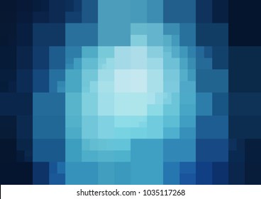 DARK BLUE vector polygonal illustration, which consist of rectangles. Rectangular pattern for your business design. Geometric background in Origami style with gradient. 