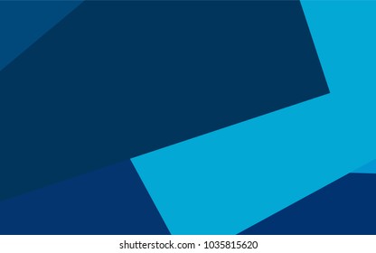 Dark BLUE vector polygonal illustration consisting of rectangles. Rectangular design for your business. Creative geometric background in origami style with gradient.