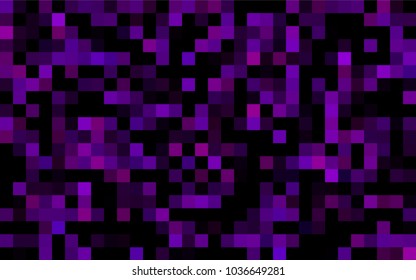 Dark BLUE vector polygonal illustration consisting of rectangles. Rectangular design for your business. Creative geometric background in origami style with gradient.