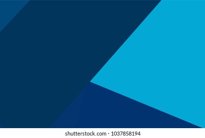 Dark BLUE vector polygonal illustration consisting of rectangles. Rectangular design for your business. Creative geometric background in origami style with gradient.