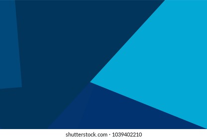 Dark BLUE vector polygonal illustration consisting of rectangles. Rectangular design for your business. Creative geometric background in origami style with gradient.