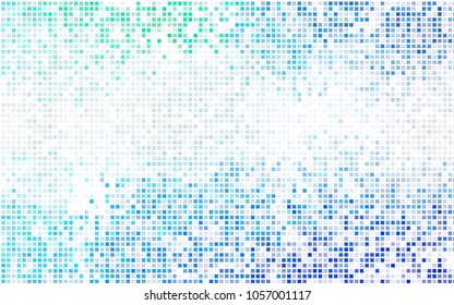 Dark BLUE vector polygonal illustration, which consist of rectangles. Rectangular pattern for your business design. Geometric background in Origami style with gradient. 
