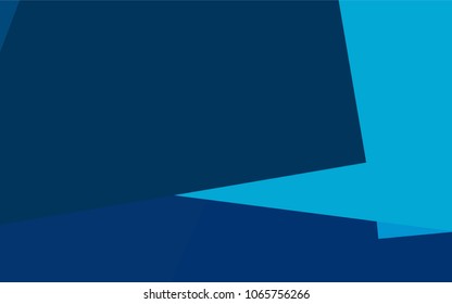 Dark BLUE vector polygonal illustration consisting of rectangles. Rectangular design for your business. Creative geometric background in origami style with gradient.