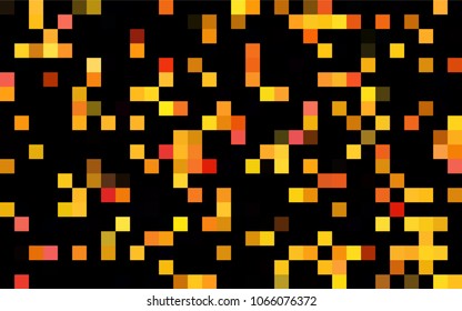 Dark BLUE vector polygonal illustration consisting of rectangles. Rectangular design for your business. Creative geometric background in origami style with gradient.