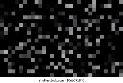 Dark BLUE vector polygonal illustration, which consist of rectangles. Rectangular pattern for your business design. Geometric background in Origami style with gradient. 