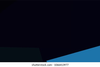 Dark BLUE vector polygonal illustration consisting of rectangles. Rectangular design for your business. Creative geometric background in origami style with gradient.