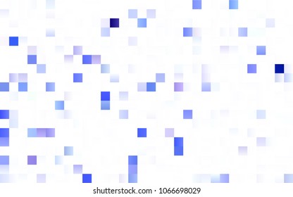 Dark BLUE vector polygonal illustration, which consist of rectangles. Rectangular pattern for your business design. Geometric background in Origami style with gradient. 