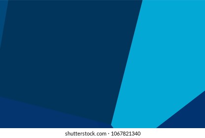 Dark BLUE vector polygonal illustration consisting of rectangles. Rectangular design for your business. Creative geometric background in origami style with gradient.
