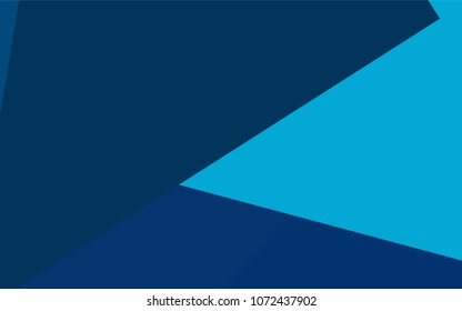 Dark BLUE vector polygonal illustration, which consist of rectangles. Rectangular pattern for your business design. Geometric background in Origami style with gradient. 