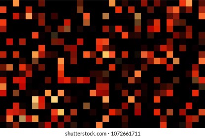 Dark BLUE vector polygonal illustration consisting of rectangles. Rectangular design for your business. Creative geometric background in origami style with gradient.