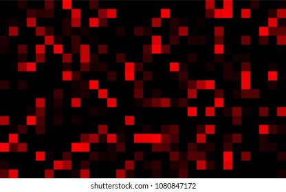 Dark BLUE vector polygonal illustration, which consist of rectangles. Rectangular pattern for your business design. Geometric background in Origami style with gradient. 