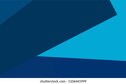 Dark BLUE vector polygonal illustration, which consist of rectangles. Rectangular pattern for your business design. Geometric background in Origami style with gradient. 