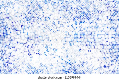 Dark BLUE vector polygonal illustration, which consist of rectangles. Rectangular pattern for your business design. Geometric background in Origami style with gradient. 