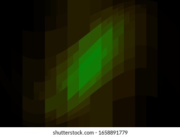 Ilustración poligonal vectorial AZUL OSCURO, que consiste en rectángulos. Patrón rectangular para el diseño de su empresa. Fondo geométrico en estilo Origami con degradado.