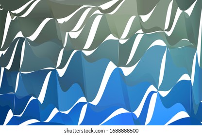 Ilustración poligonal vectorial AZUL OSCURO, que consiste en triángulos. Patrón triangular para el diseño de su negocio. Fondo geométrico en estilo Origami con degradado.
