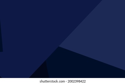 Ilustración poligonal del vector BLUE oscuro consistente en rectángulos. Diseño rectangular para su negocio. Fondo geométrico creativo en estilo origami con gradiente.
