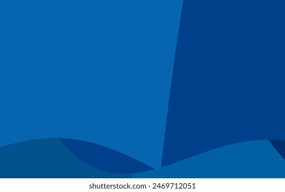 Dark BLUE vector polygonal illustration, which consist of rectangles. Rectangular pattern for your business design. Geometric background in Origami style with gradient.