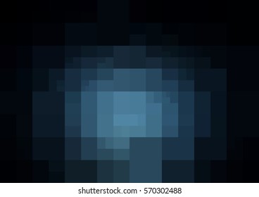DARK BLUE vector polygonal illustration, which consist of rectangles. Rectangular design for your business. Creative geometric background in Origami style with gradient