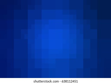 DARK BLUE vector polygonal illustration, which consist of rectangles. Rectangular design for your business. Creative geometric background in Origami style with gradient