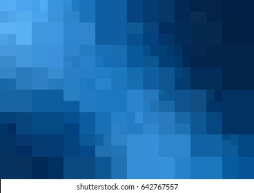DARK BLUE, polygonale Vektorgrafik, die aus Rechtecken besteht. Rechteckiges Design für Ihr Unternehmen. Kreativer, geometrischer Hintergrund im Origami-Stil mit Farbverlauf