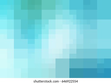 DARK BLUE vector polygonal illustration, which consist of rectangles. Rectangular pattern for your business design. Geometric background in Origami style with gradient. 