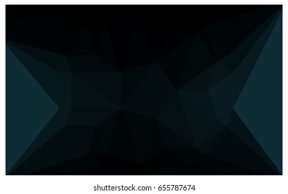 DARK BLUE vector polygonal illustration, which consist of triangles with a gemstone in center. Triangular design of a huge diamond for your business. Creative geometric background of gems.