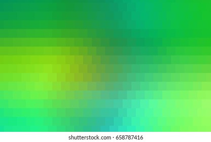 Dark BLUE vector polygonal illustration, which consist of rectangles. Rectangular pattern for your business design. Geometric background in Origami style with gradient. 
