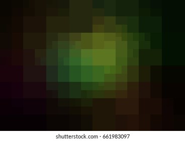 DARK BLUE vector polygonal illustration, which consist of rectangles. Rectangular pattern for your business design. Geometric background in Origami style with gradient. 