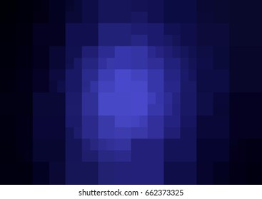 DARK BLUE vector polygonal illustration, which consist of rectangles. Rectangular design for your business. Creative geometric background in Origami style with gradient