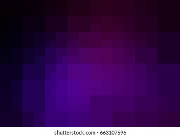 DARK BLUE vector polygonal illustration, which consist of rectangles. Rectangular pattern for your business design. Geometric background in Origami style with gradient. 