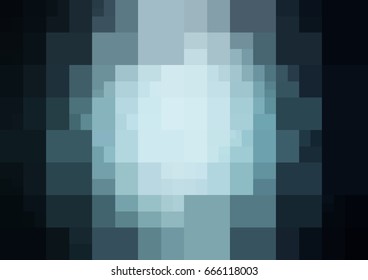 DARK BLUE vector polygonal illustration, which consist of rectangles. Rectangular pattern for your business design. Geometric background in Origami style with gradient. 