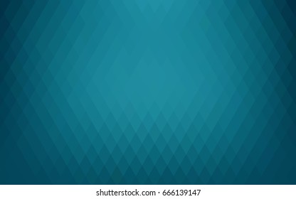 Dark BLUE vector polygonal illustration, which consist of rectangles. Rectangular pattern for your business design. Geometric background in Origami style with gradient. 
