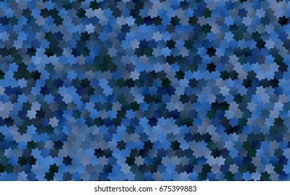 Dark BLUE vector polygonal illustration, which consist of hexagons. Hexagonal pattern for your business design. Geometric background in Origami style with gradient. Dark BLUE vector polygonal illustration, which consist of hexagons. Hexagonal pattern for your business design. Geometric background in Origami style with gradient.