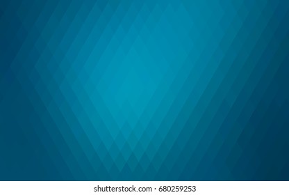 Dark BLUE vector polygonal illustration consisting of rectangles. Rectangular design for your business. Creative geometric background in origami style with gradient.