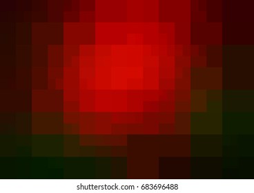 DARK BLUE vector polygonal illustration, which consist of rectangles. Rectangular design for your business. Creative geometric background in Origami style with gradient