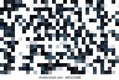 Dark BLUE vector polygonal illustration, which consist of rectangles. Rectangular pattern for your business design. Geometric background in Origami style with gradient. 