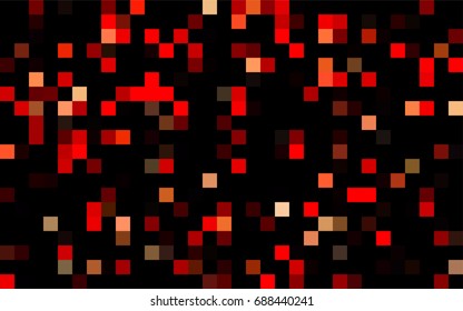 Dark BLUE vector polygonal illustration, which consist of rectangles. Rectangular pattern for your business design. Geometric background in Origami style with gradient. 
