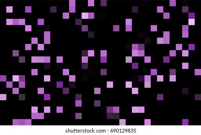 Dark BLUE vector polygonal illustration, which consist of rectangles. Rectangular pattern for your business design. Geometric background in Origami style with gradient. 