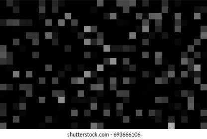Dark BLUE vector polygonal illustration, which consist of rectangles. Rectangular pattern for your business design. Geometric background in Origami style with gradient. 