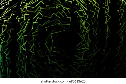 Dark BLUE vector polygonal illustration consisting of rectangles. Rectangular design for your business. Creative geometric background in origami style with gradient.