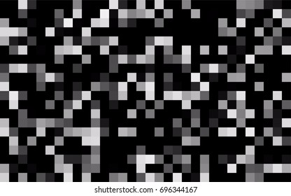 Dark BLUE vector polygonal illustration, which consist of rectangles. Rectangular pattern for your business design. Geometric background in Origami style with gradient. 