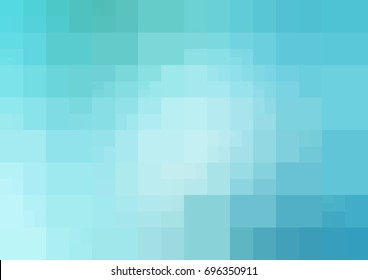 DARK BLUE vector polygonal illustration, which consist of rectangles. Rectangular design for your business. Creative geometric background in Origami style with gradient